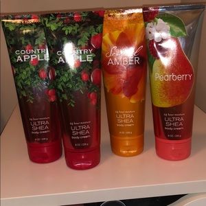 Bath and Body Works 4 ultra Shea body creams